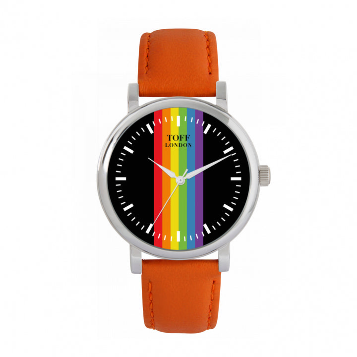 38mm Pride Linear Black Batons Watch