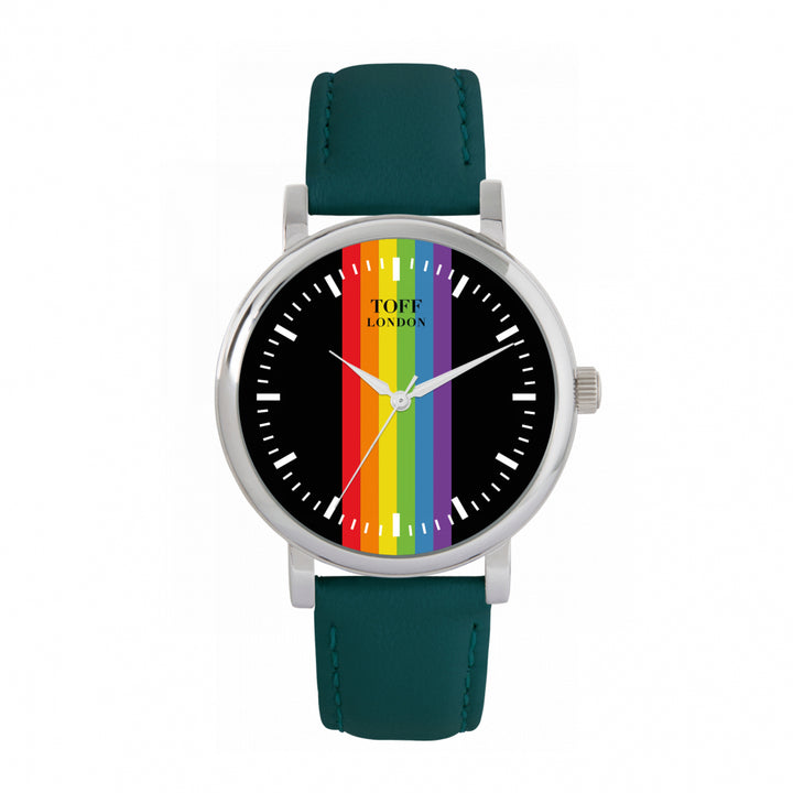38mm Pride Linear Black Batons Watch