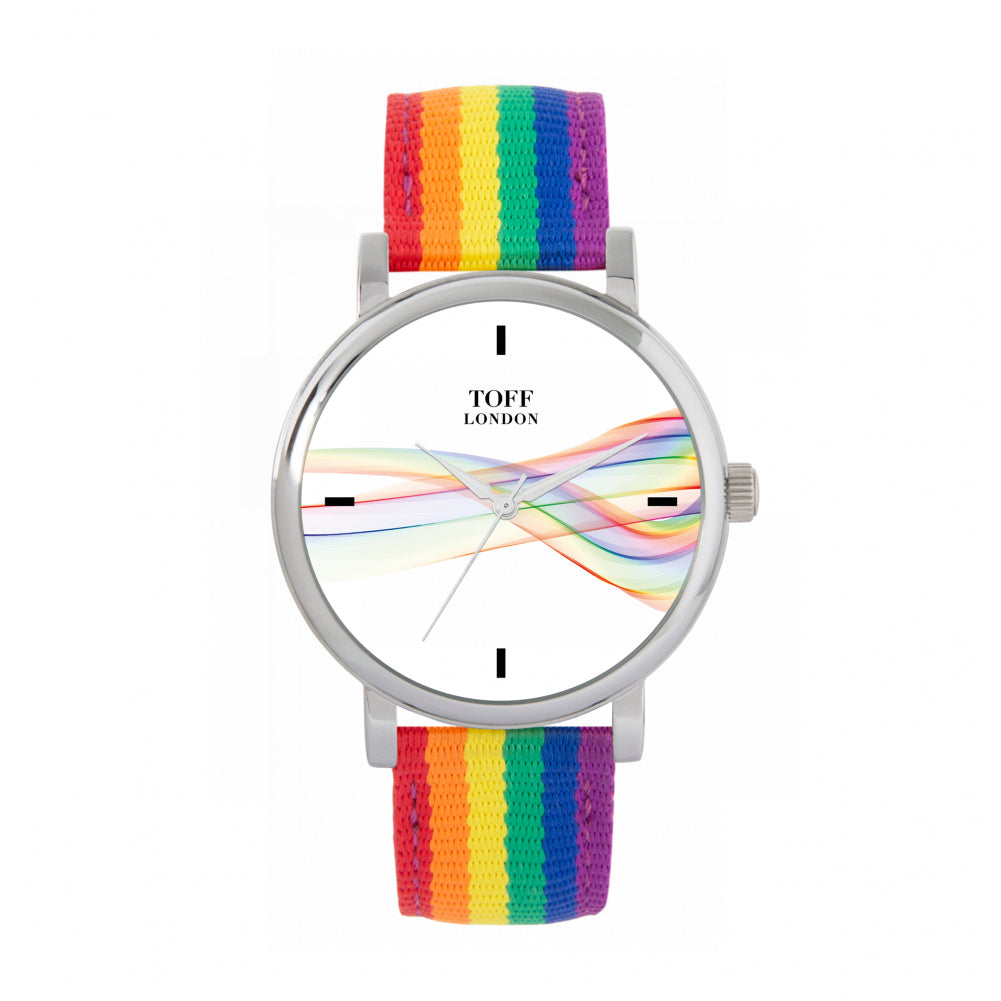 38mm Pride Ribbon Batons Watch