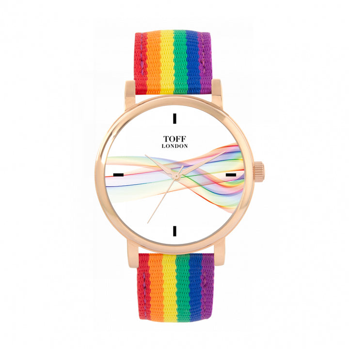 38mm Pride Ribbon Batons Watch