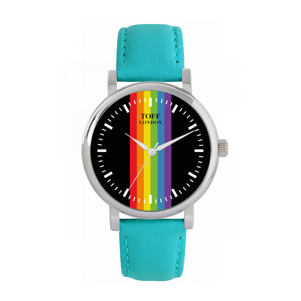 38mm Pride Linear Black Batons Watch