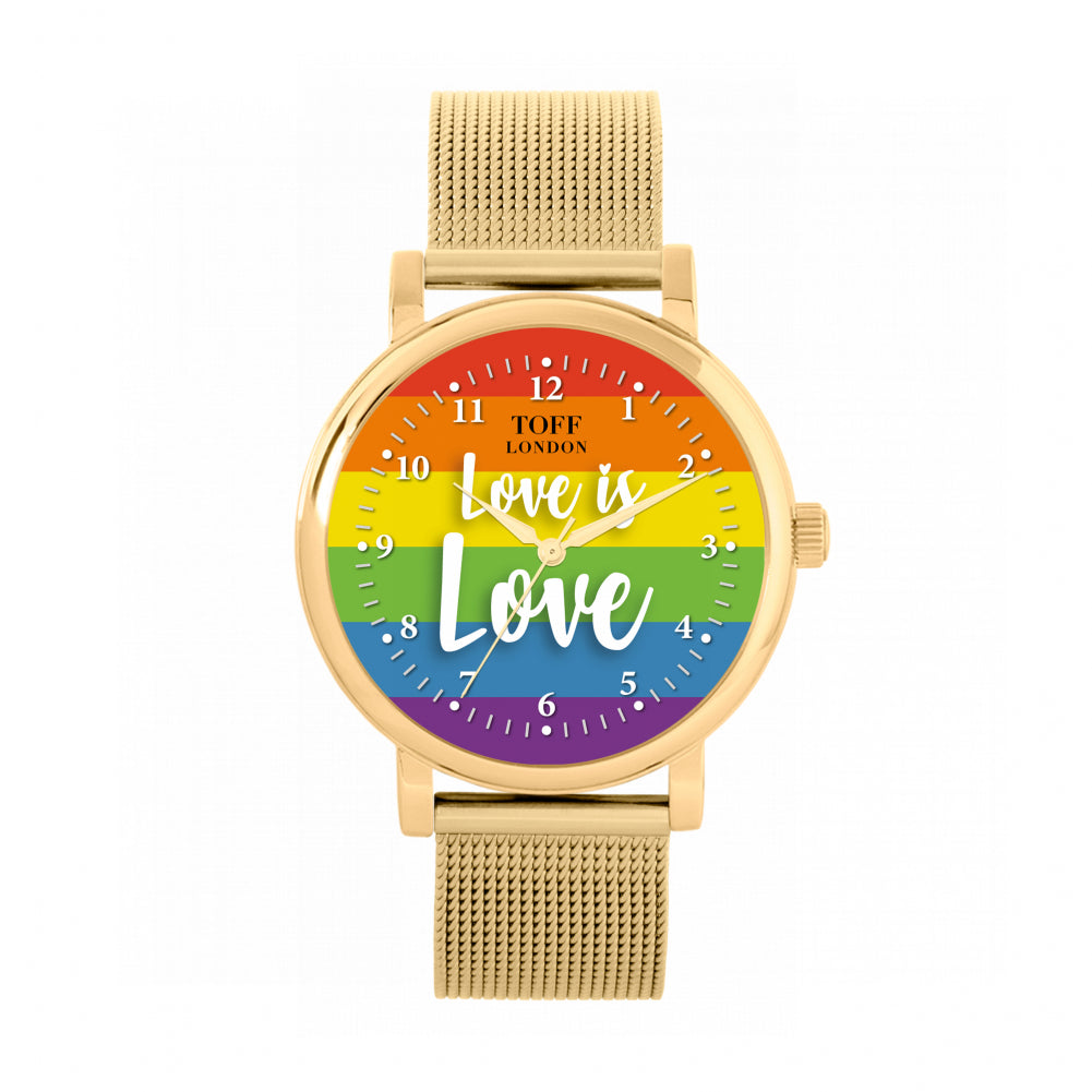 38mm Pride Love Is Love Watch