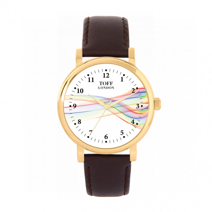 Pride Ribbon Roman Numerals Watch