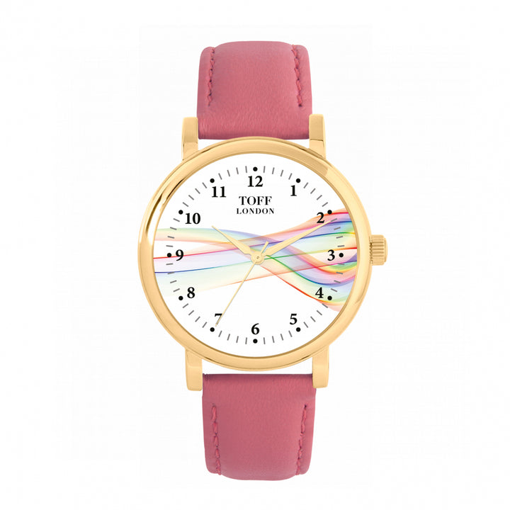 Pride Ribbon Roman Numerals Watch
