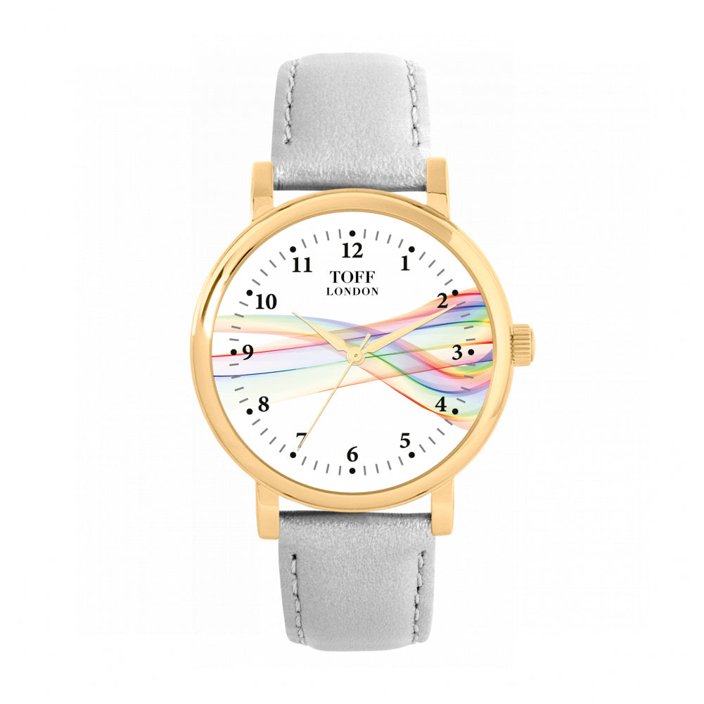 Pride Ribbon Roman Numerals Watch