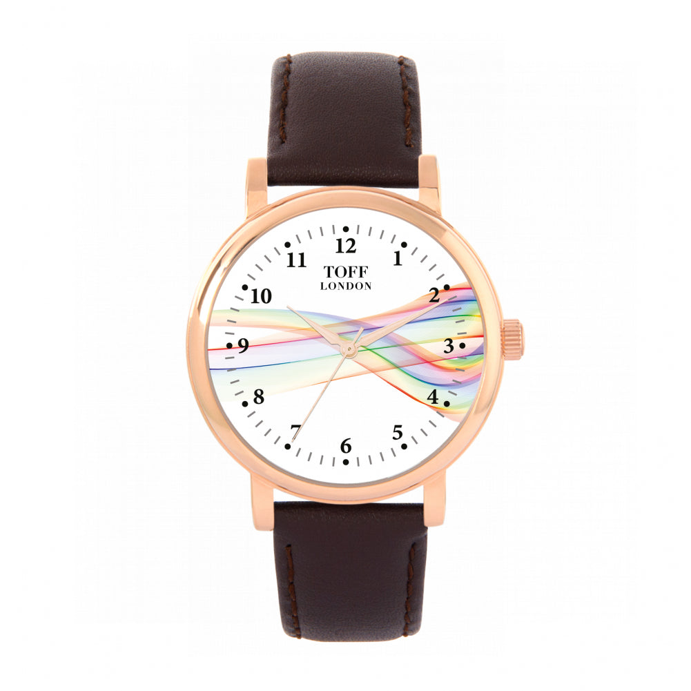 Pride Ribbon Roman Numerals Watch
