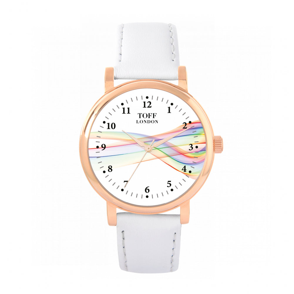 Pride Ribbon Roman Numerals Watch