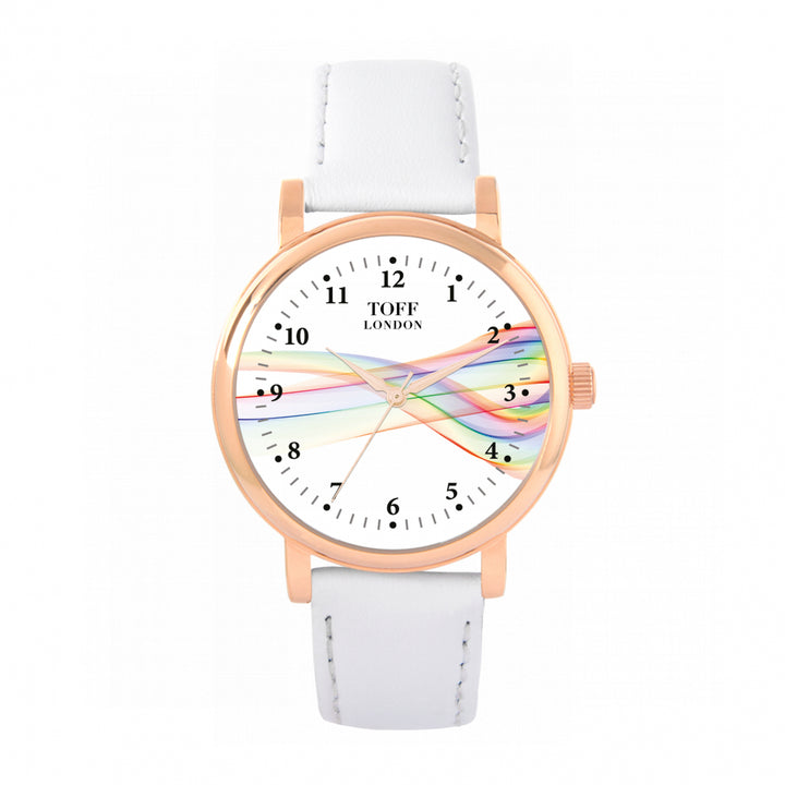 Pride Ribbon Roman Numerals Watch