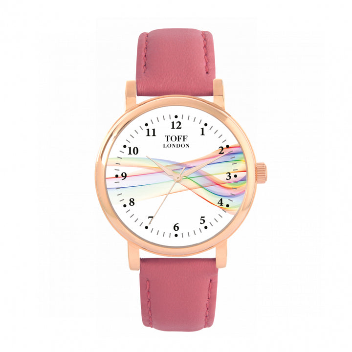 Pride Ribbon Roman Numerals Watch