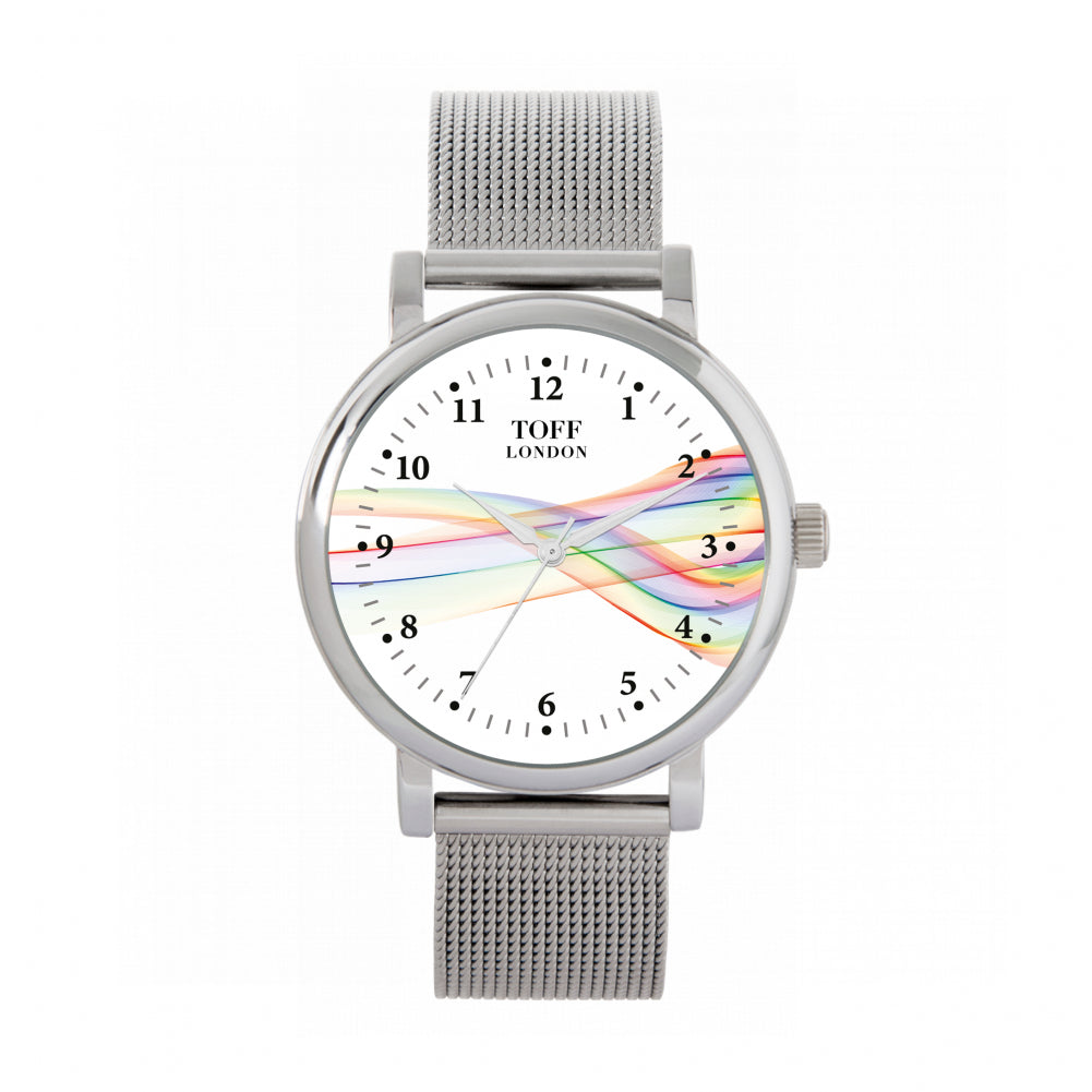Pride Ribbon Roman Numerals Watch