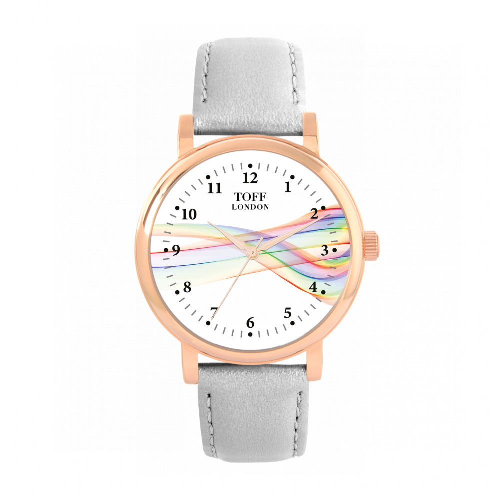 Pride Ribbon Roman Numerals Watch