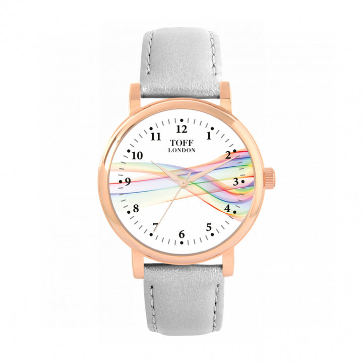 Pride Ribbon Roman Numerals Watch