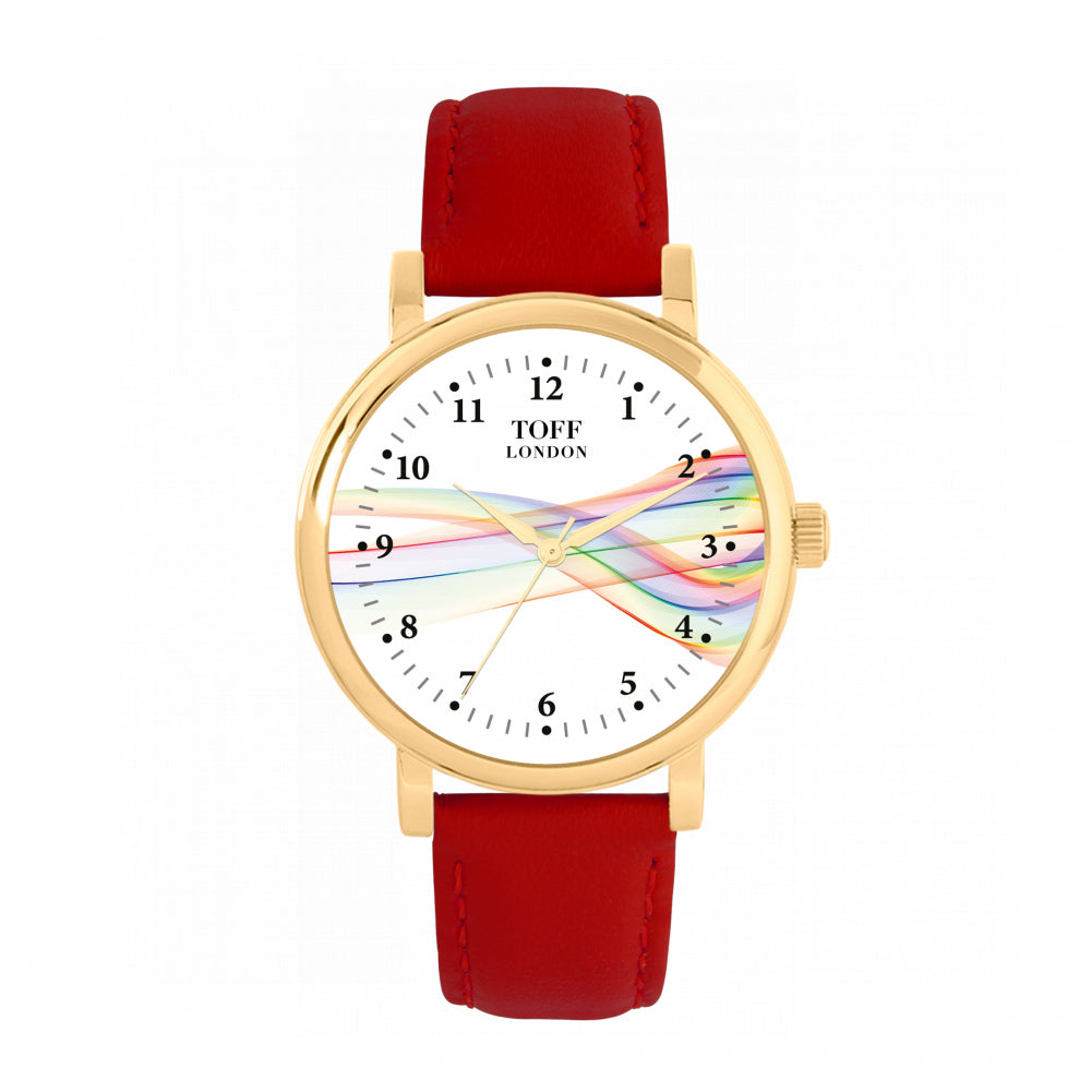 Pride Ribbon Roman Numerals Watch