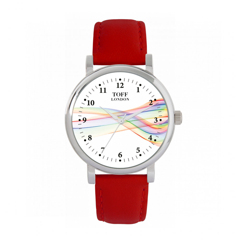 Pride Ribbon Roman Numerals Watch