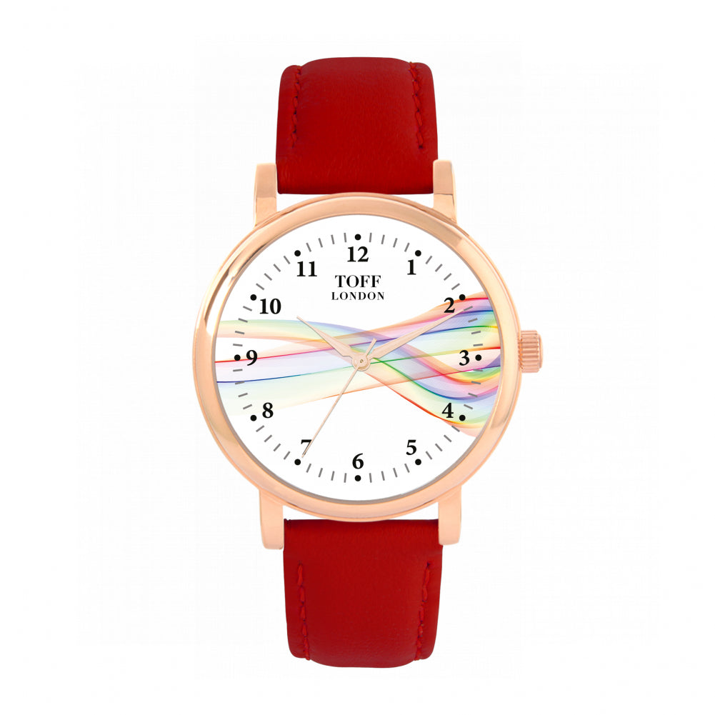 Pride Ribbon Roman Numerals Watch
