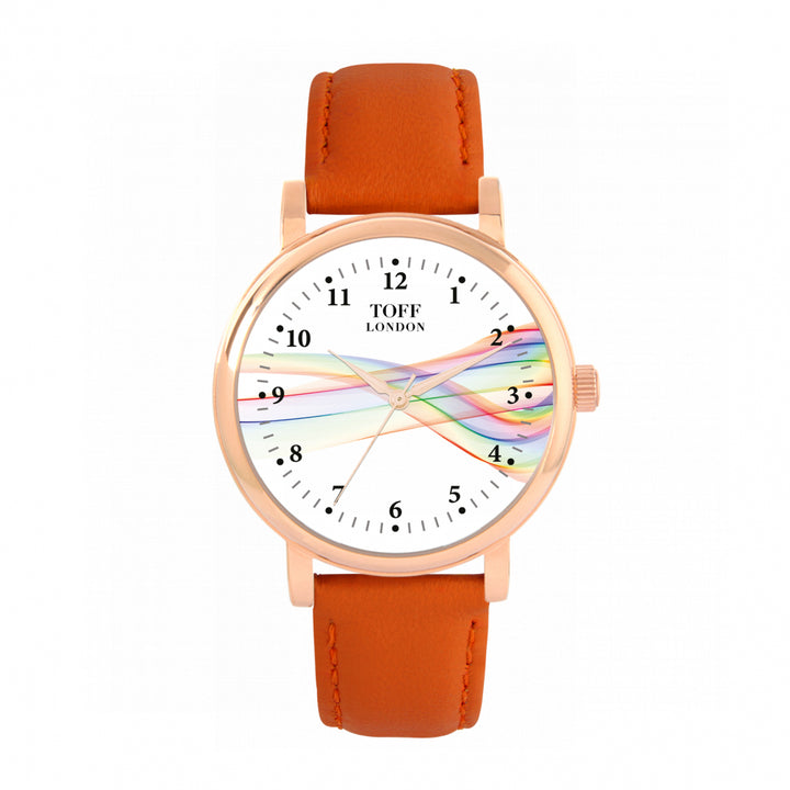 Pride Ribbon Roman Numerals Watch