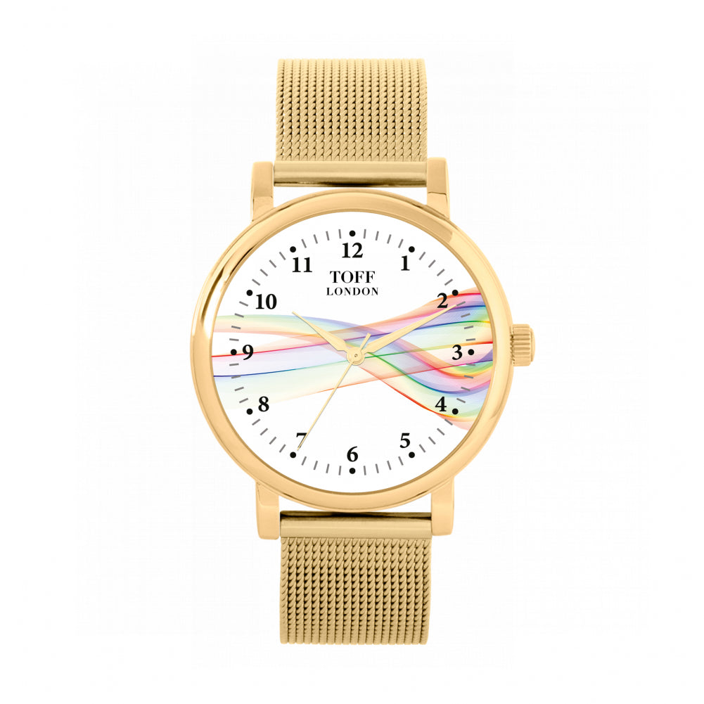 Pride Ribbon Roman Numerals Watch