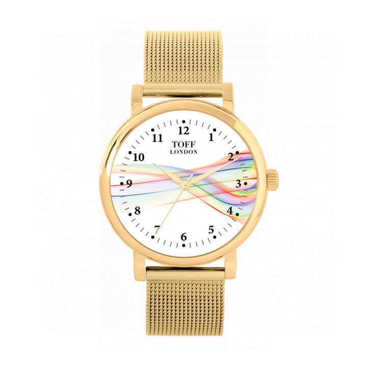 Pride Ribbon Roman Numerals Watch