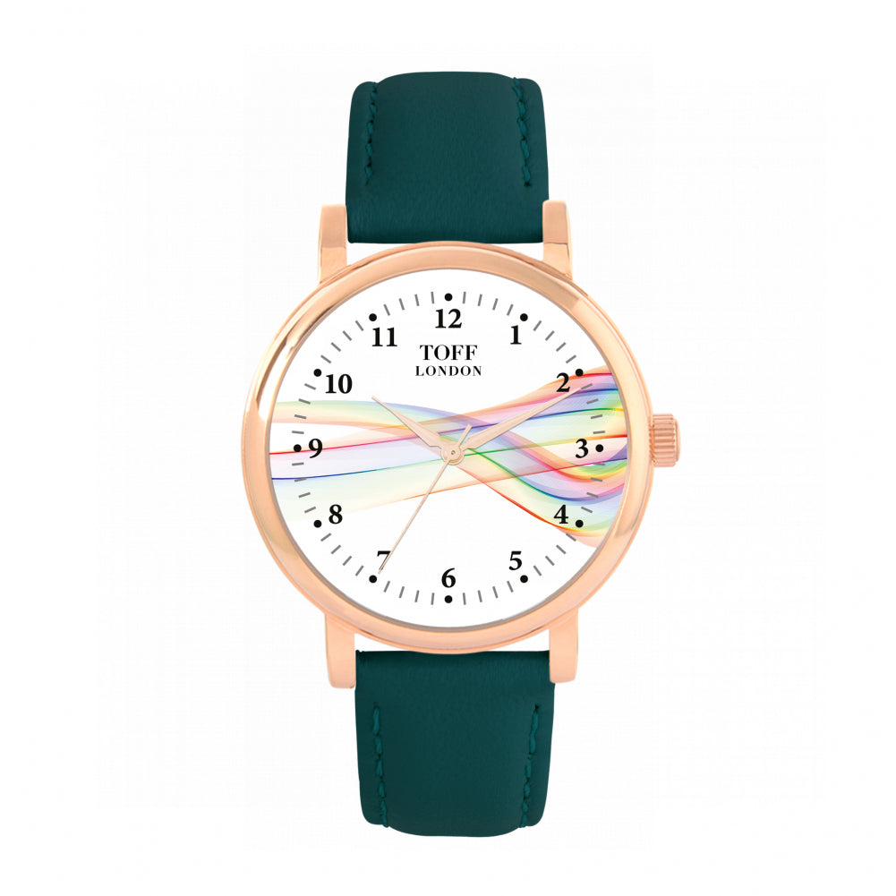 Pride Ribbon Roman Numerals Watch