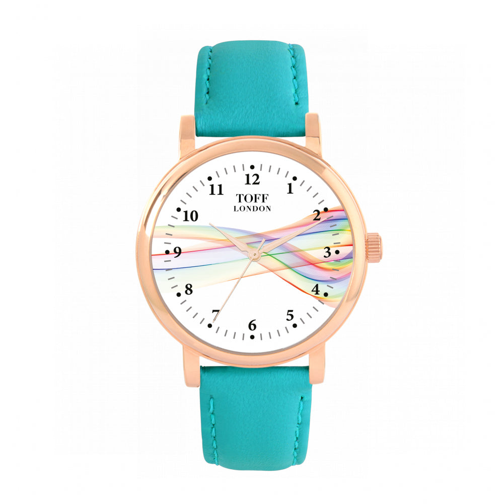 Pride Ribbon Roman Numerals Watch