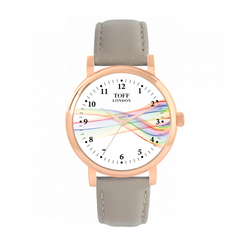 Pride Ribbon Roman Numerals Watch