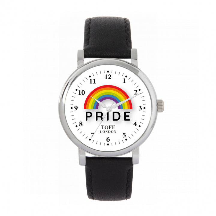 38mm Pride Rainbow White Watch