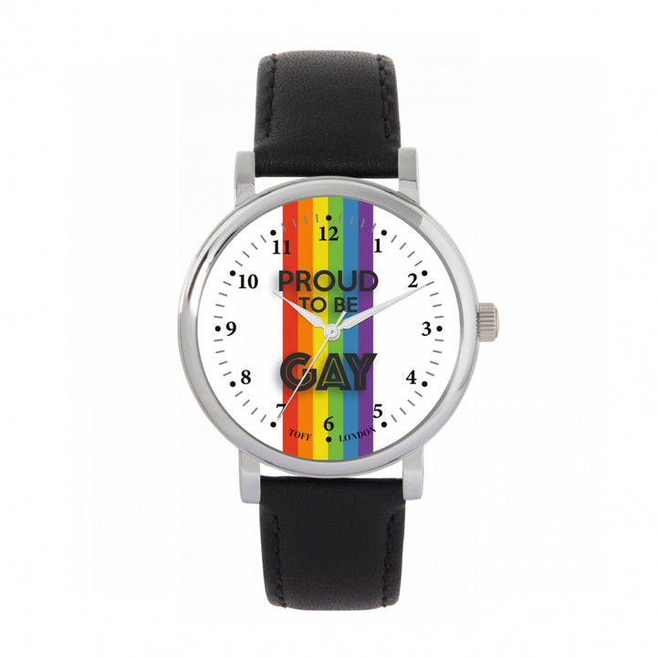 38mm Pride Rainbow Linear Proud Watch