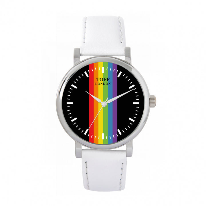 38mm Pride Linear Black Batons Watch