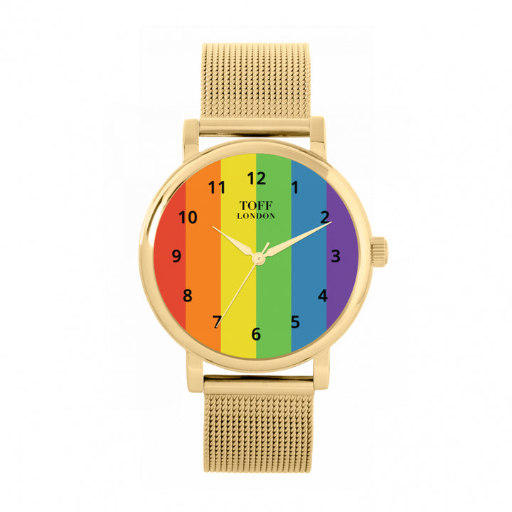 38mm Pride Vertical Arabic Watch