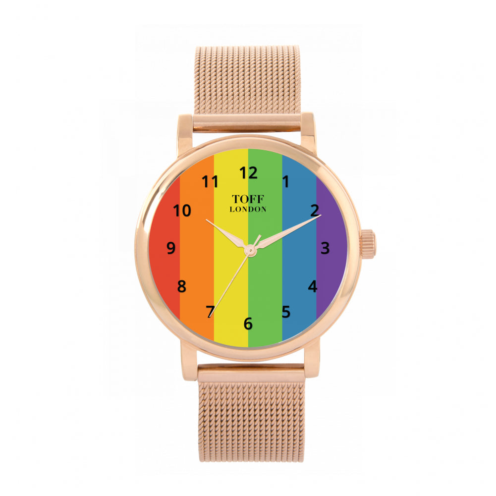38mm Pride Vertical Arabic Watch