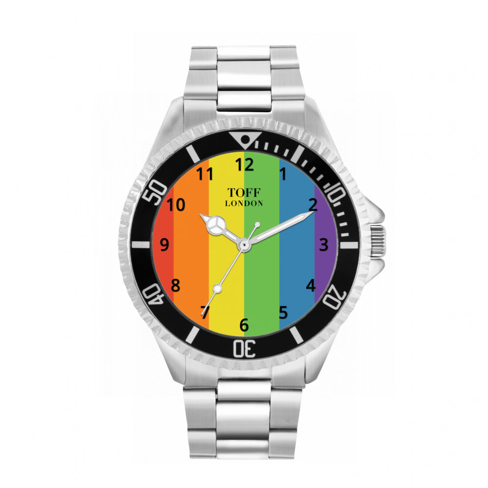 42mm Pride Vertical Arabic Watch