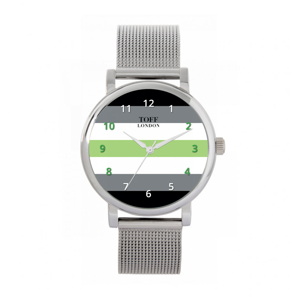 38mm Pride Agender Flag Watch