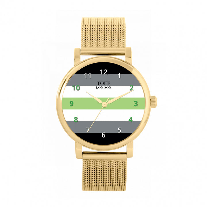 38mm Pride Agender Flag Watch