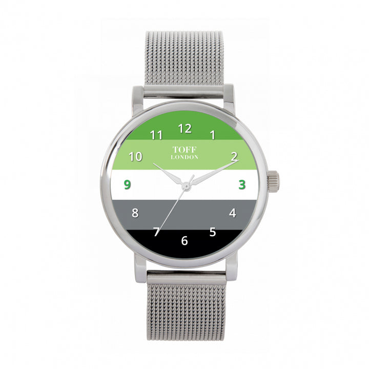 38mm Pride Aromantic Flag Watch