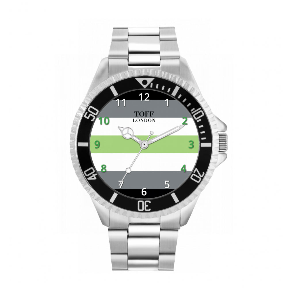 42mm Pride Agender Flag Watch