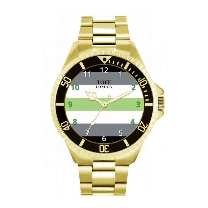 42mm Pride Agender Flag Watch