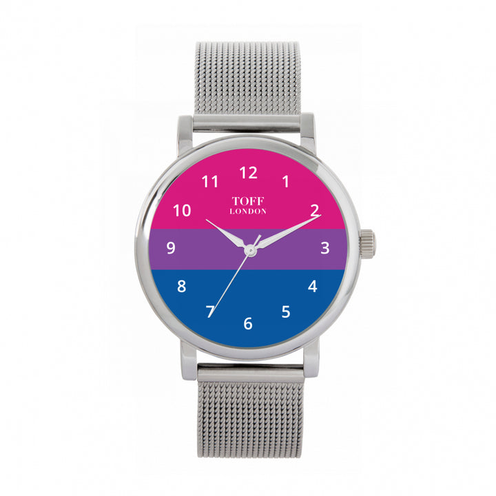 38mm Pride Bisexual Flag Watch