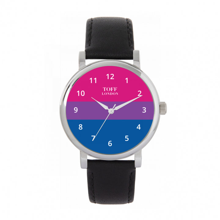 38mm Pride Bisexual Flag Watch