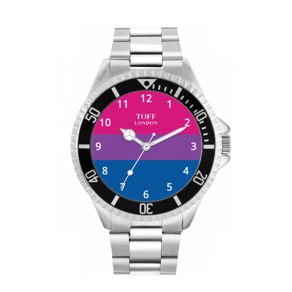 42mm Pride Bisexual Flag Watch