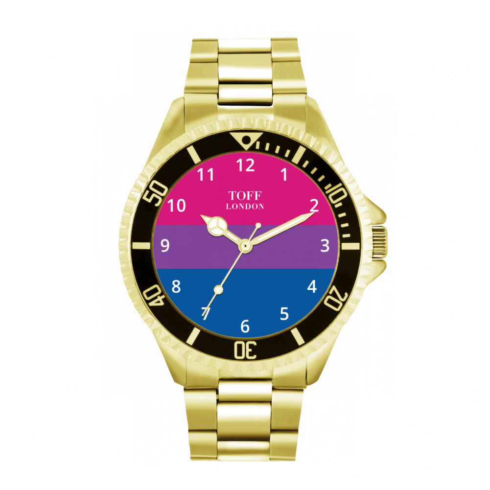 42mm Pride Bisexual Flag Watch