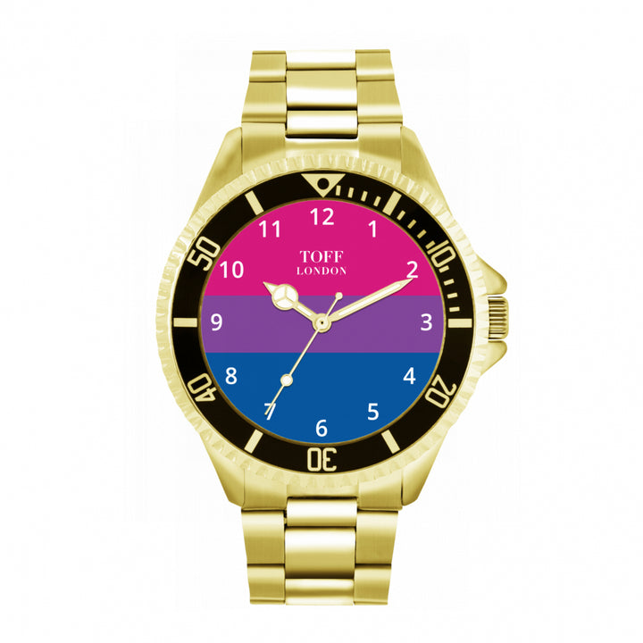 42mm Pride Bisexual Flag Watch