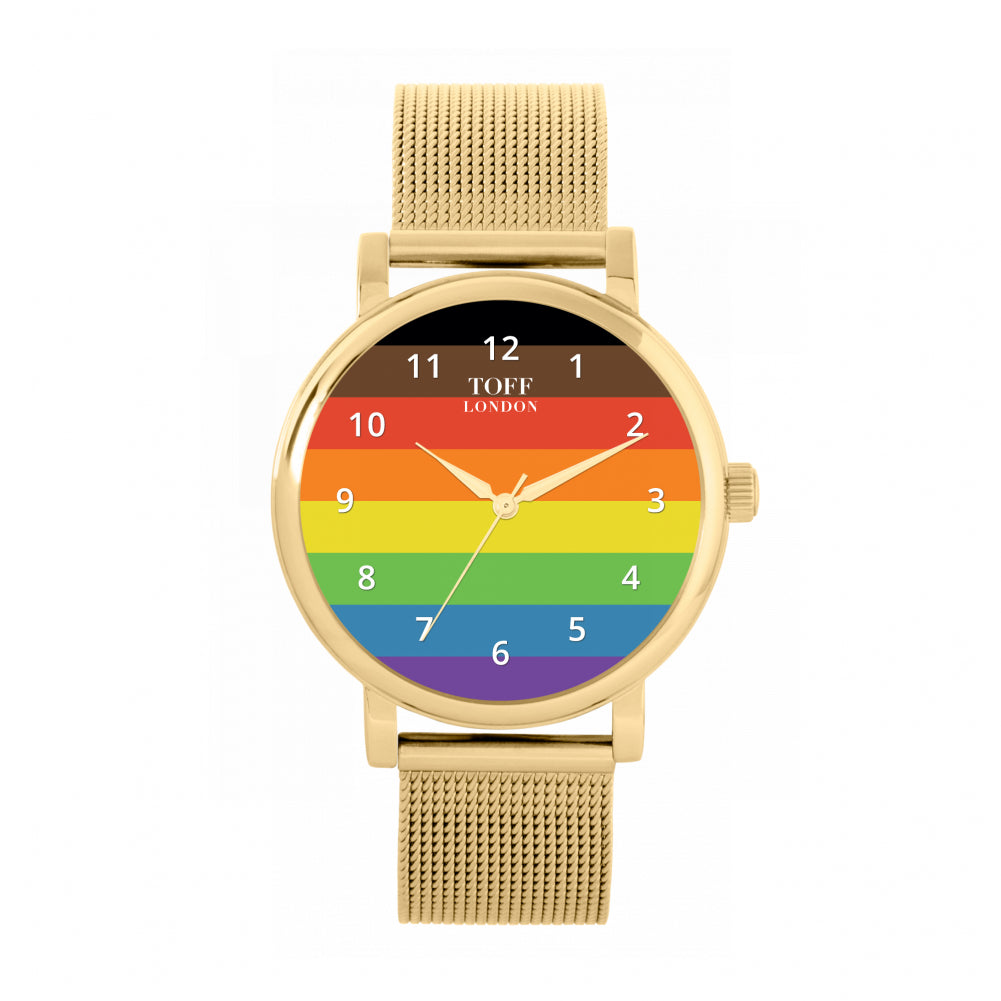 38mm Pride More Colour More Pride Flag Watch