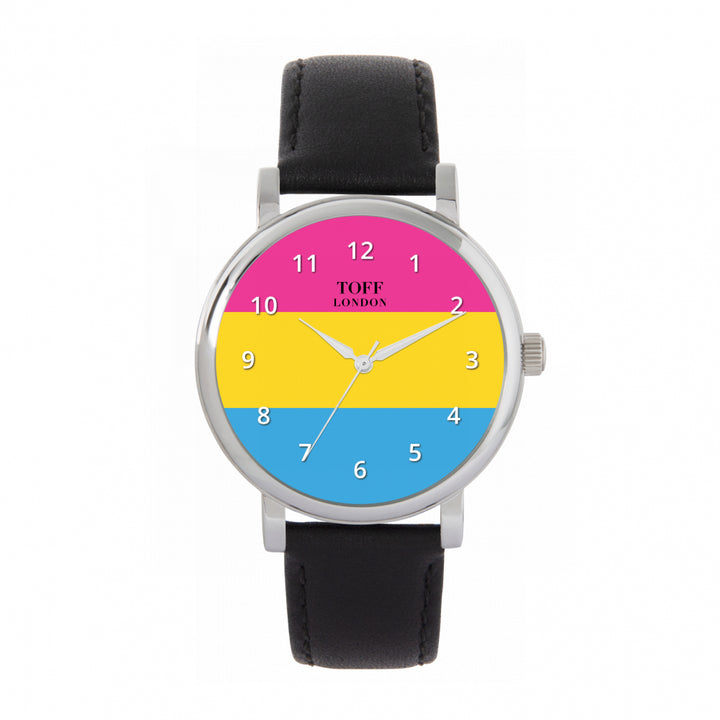 38mm Pride Pansexual Pride Flag Watch