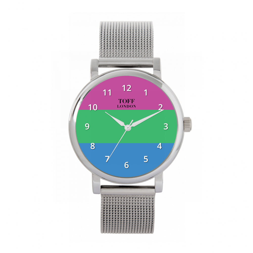 38mm Pride Polysexual Flag Watch