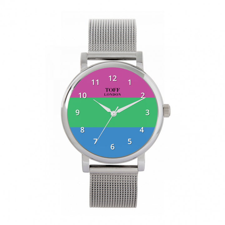 38mm Pride Polysexual Flag Watch
