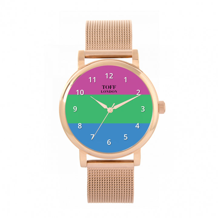 38mm Pride Polysexual Flag Watch