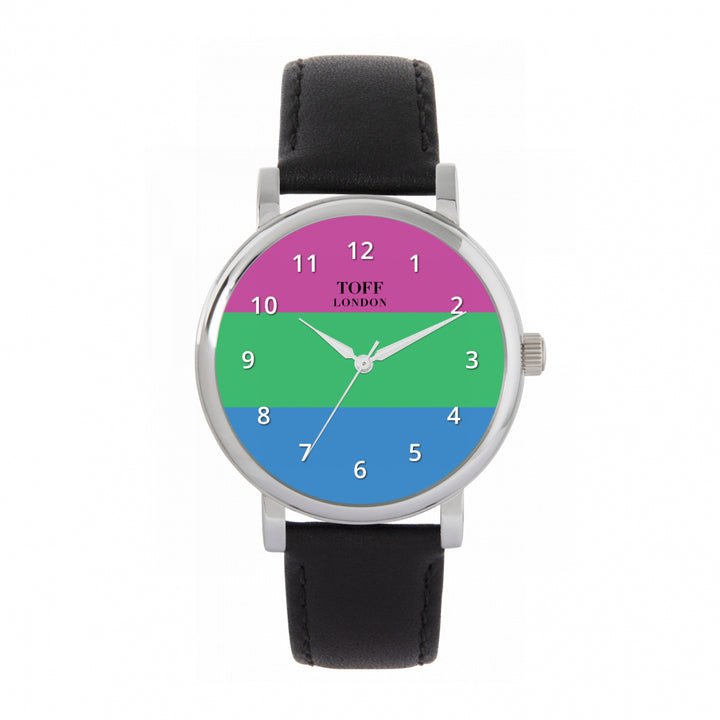 38mm Pride Polysexual Flag Watch