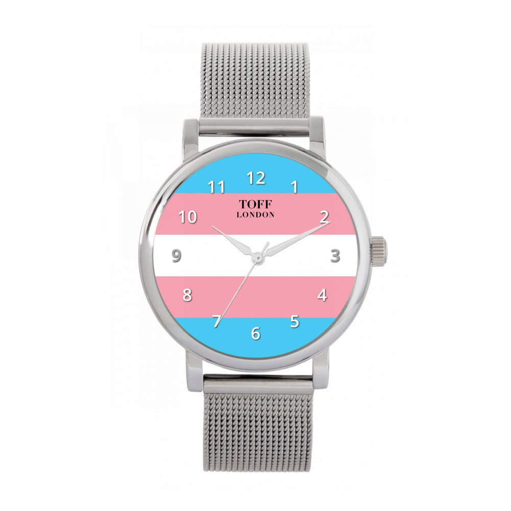 38mm Pride Transgender Flag Watch