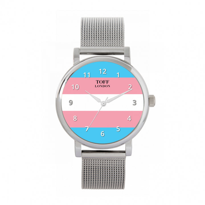 38mm Pride Transgender Flag Watch
