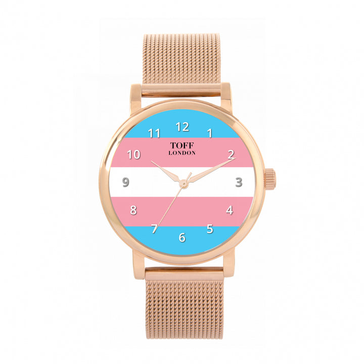 38mm Pride Transgender Flag Watch